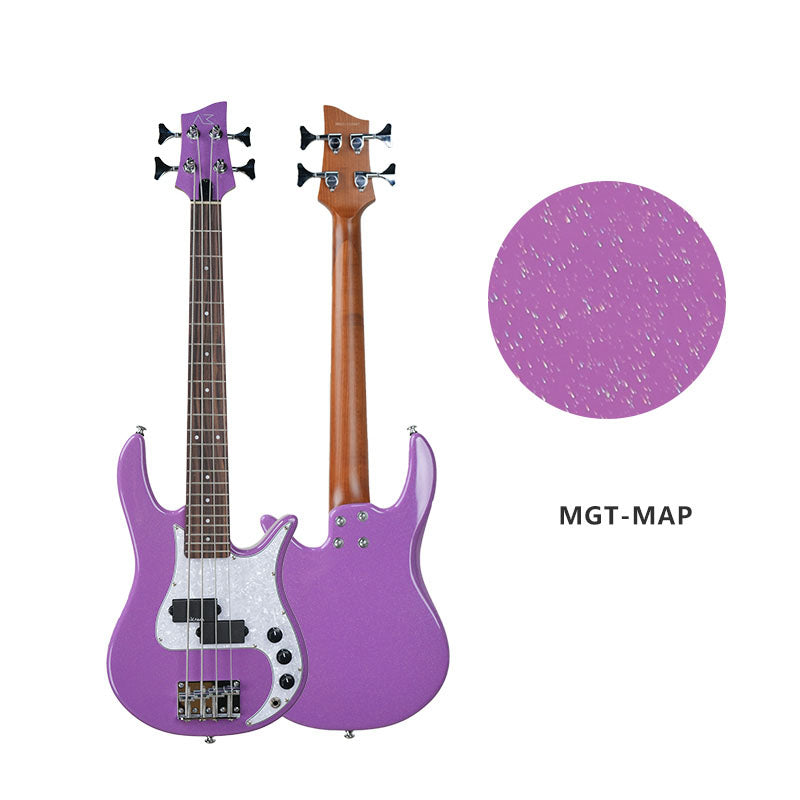 AKAMA MINI GROOVE T Mini Bass -pbass 33 Inch, 2.4KG, with High - Sensitivity Pickup, for Beginners & All - Style Play