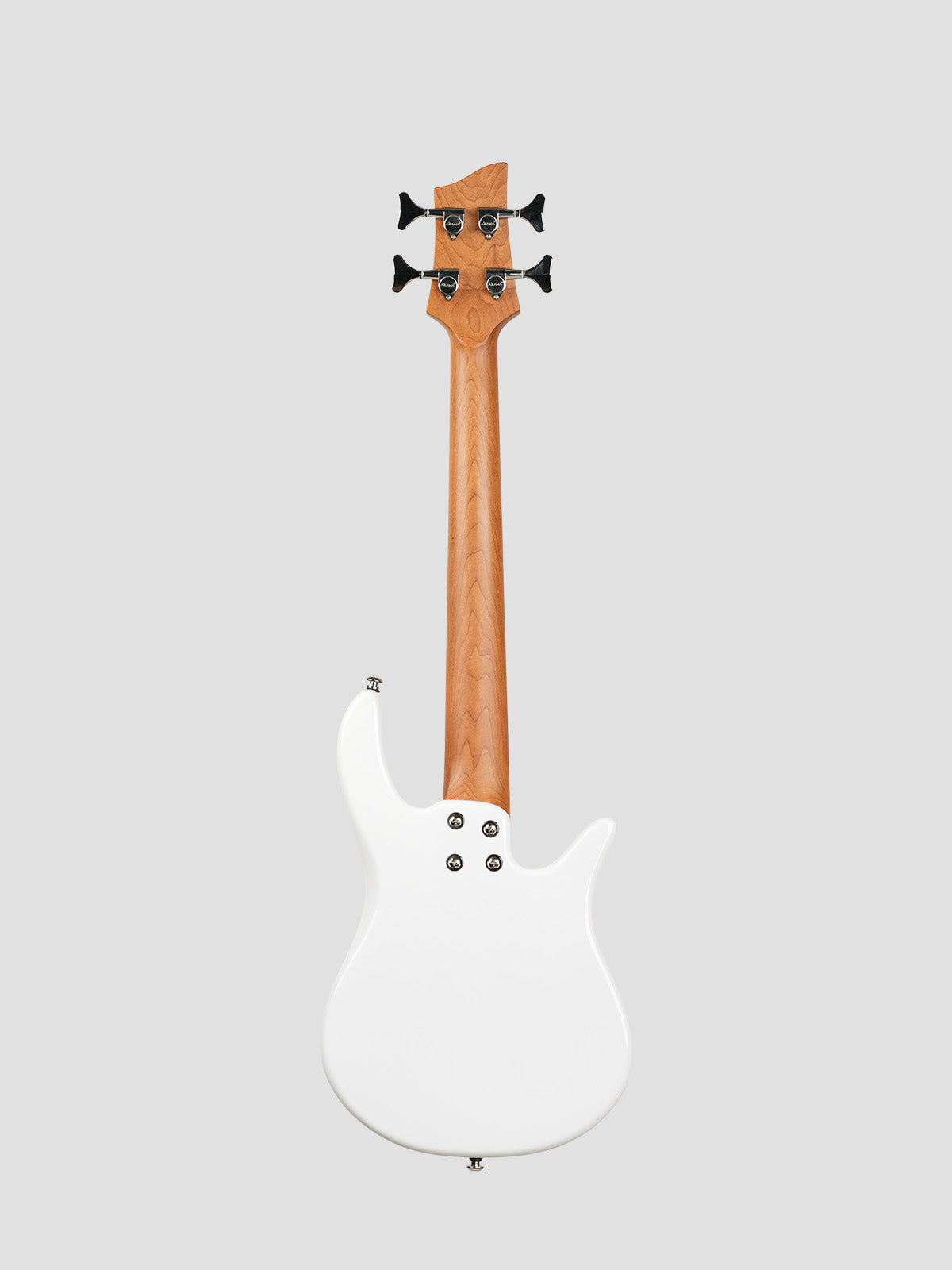 Left-Handed AKAMA Mini Groove-T Bass | 33" Travel Size, Pearl White Limited Edition