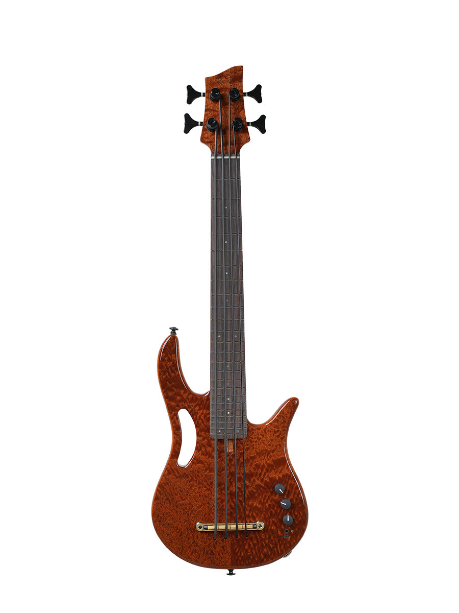 AKAMA Nylon String Mini Bass - Compact & Portable for Beginners & Pros, 31.5-inch, Ideal for Travel & Practice