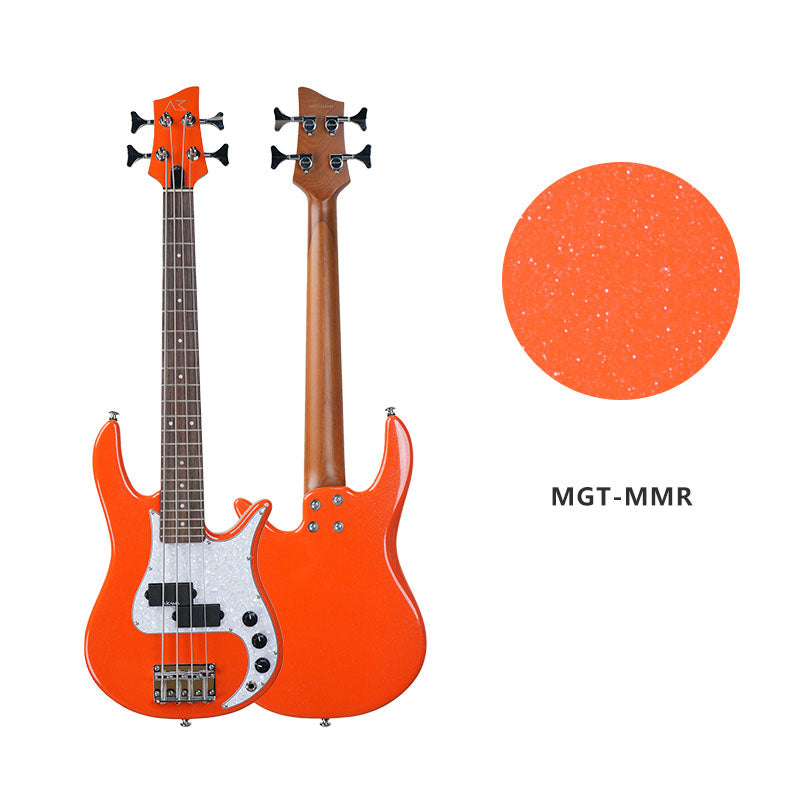 AKAMA MINI GROOVE T  Mini Bass -pbass  33 Inch, 2.4KG, with High - Sensitivity Pickup, for Beginners & All - Style Play