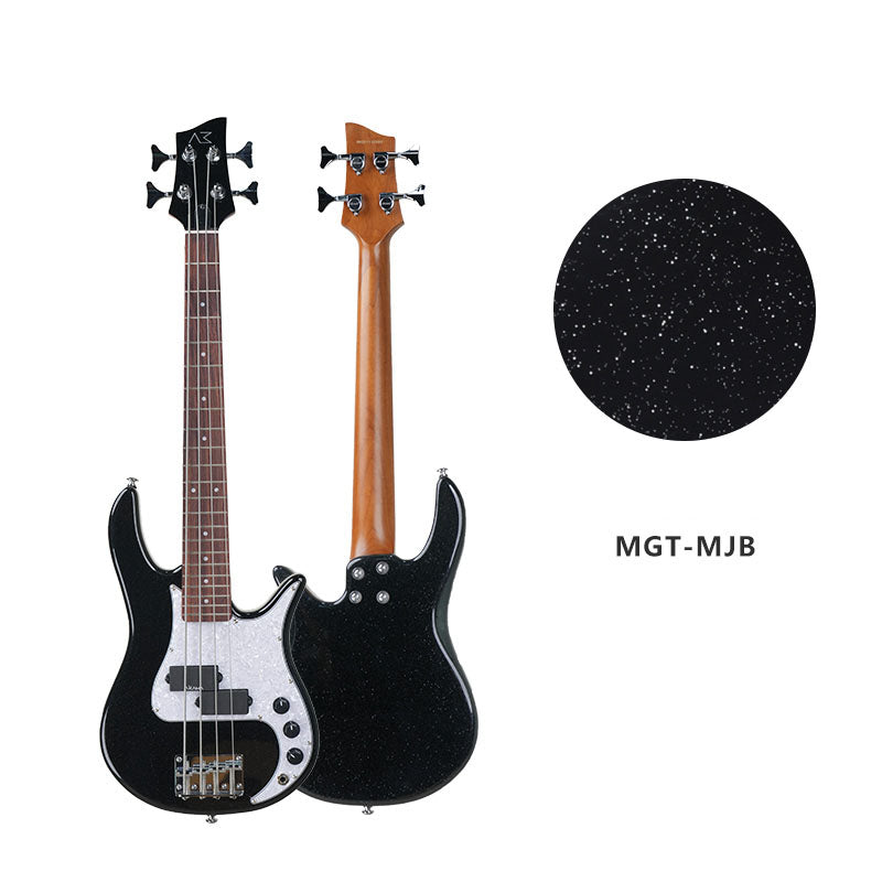AKAMA MINI GROOVE T  Mini Bass -pbass  33 Inch, 2.4KG, with High - Sensitivity Pickup, for Beginners & All - Style Play