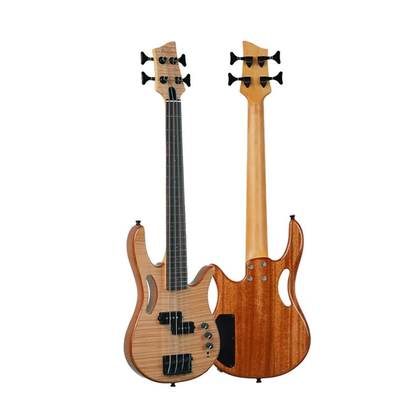 AKAMA MINI BEAST  Mini Bass travel bass - ultra-lightweight silent portable electro-acoustic bass high - quality, portable bass for music lovers
