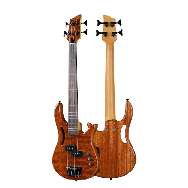 AKAMA MINI BEAST  Mini Bass travel bass - ultra-lightweight silent portable electro-acoustic bass high - quality, portable bass for music lovers