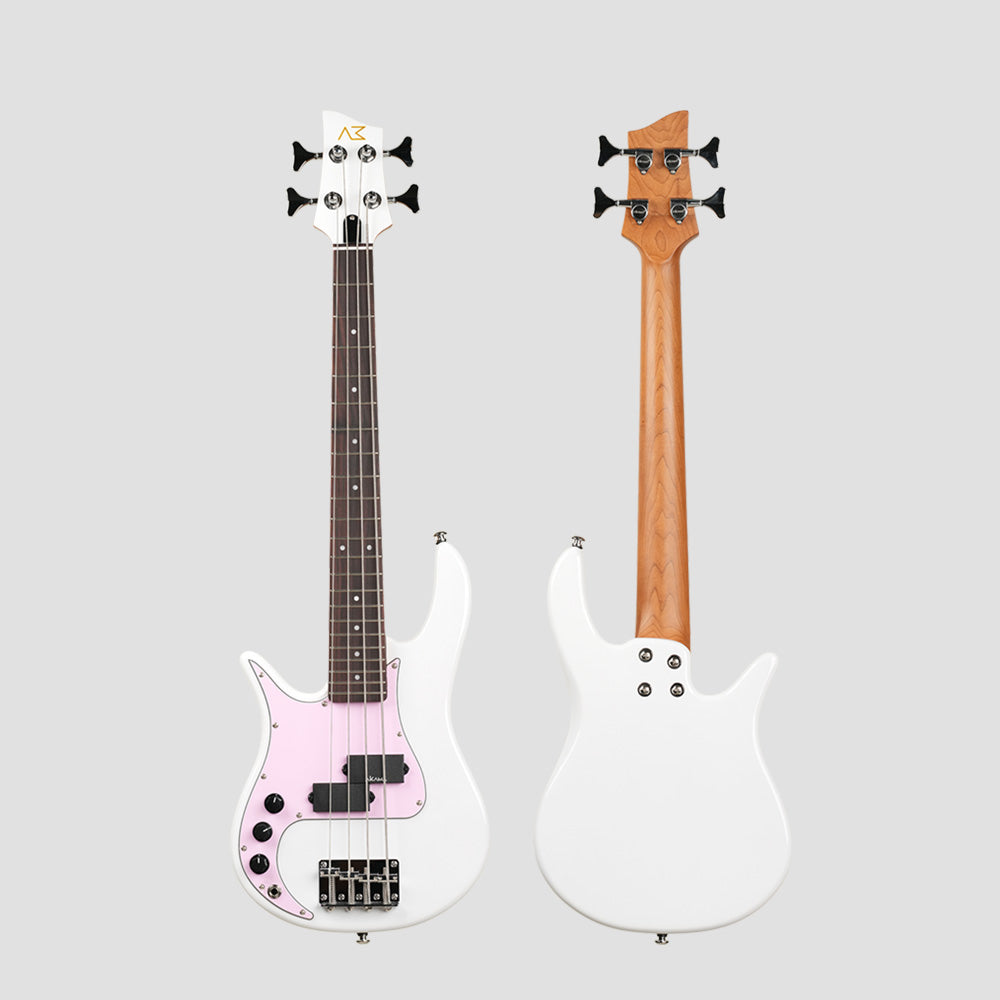 AKAMA MINI GROOVE T  Mini Bass -pbass  33 Inch, 2.4KG, with High - Sensitivity Pickup, for Beginners & All - Style Play