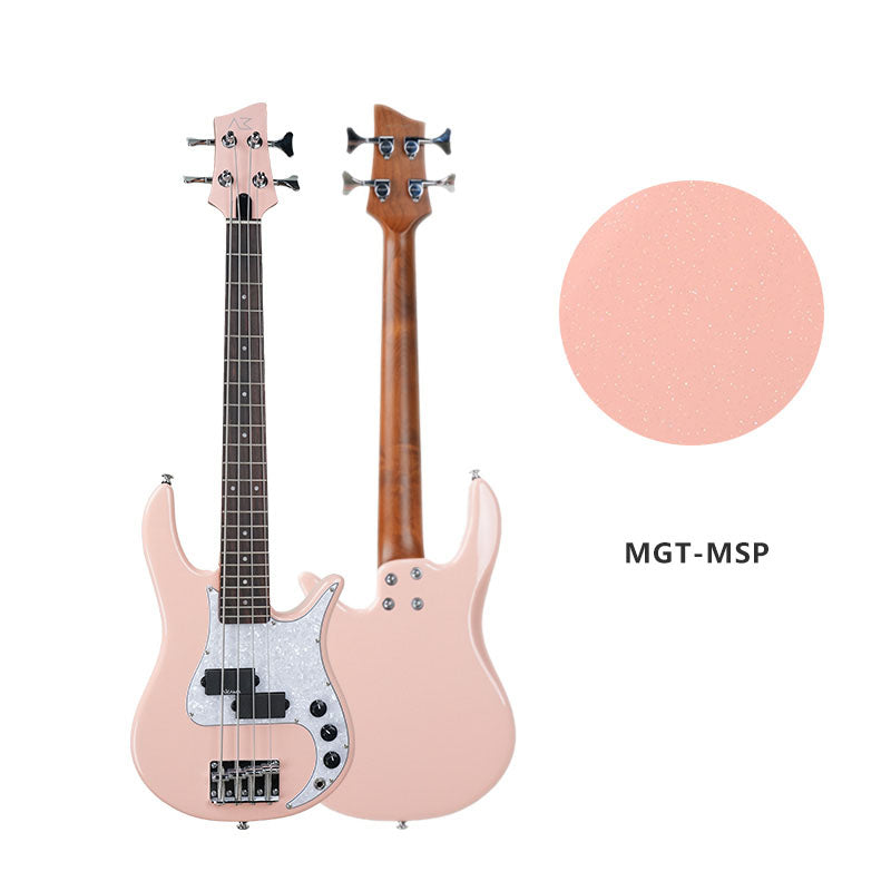 AKAMA MINI GROOVE T  Mini Bass -pbass  33 Inch, 2.4KG, with High - Sensitivity Pickup, for Beginners & All - Style Play